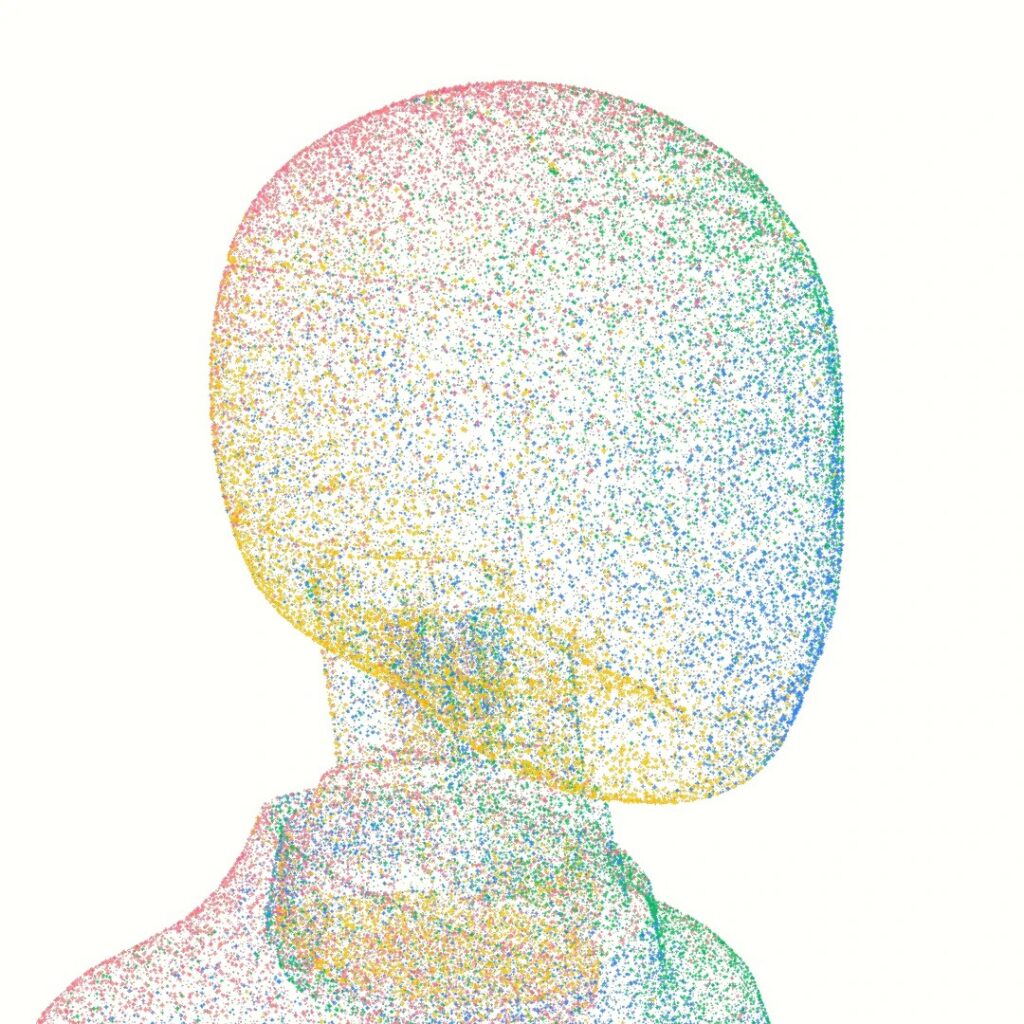 Abstract head representing the embodied reasoning of Gemini Robotics ER 2