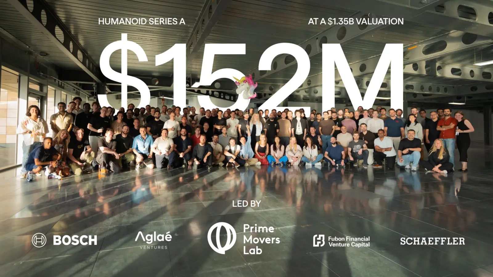 Humanoid team with the 152 million dollar Series A announcement
